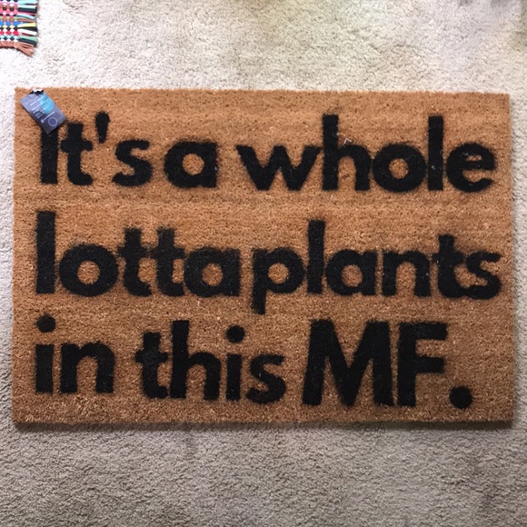 “Whole lotta plants” Coir Doormat - Picture 2 of 7